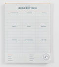 Grocery Run Weekly Notepad