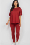 Oversized T-Shirt & Leggings Set
