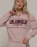 Half Zip & Wide Leg Fleece Set