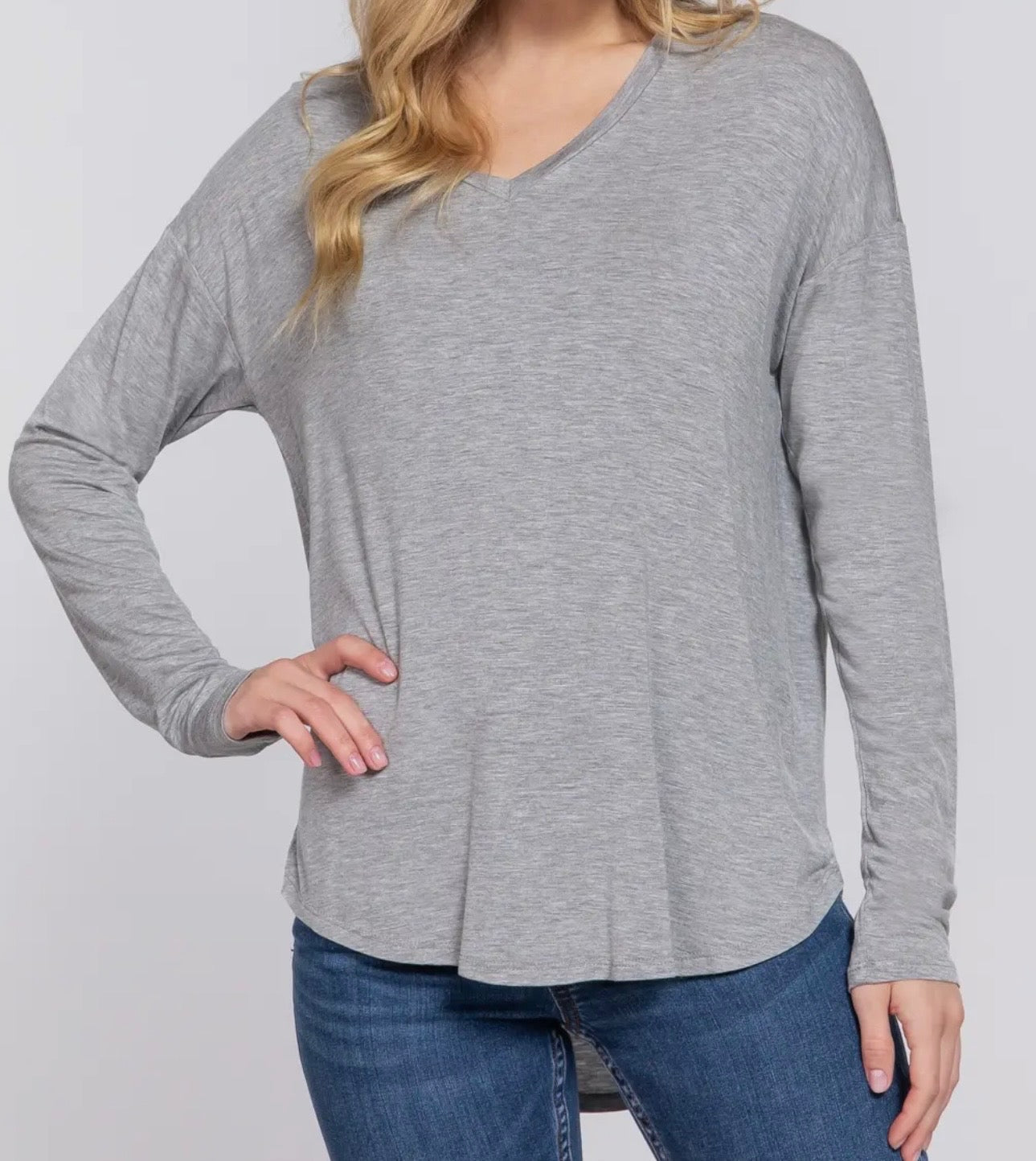 Long Sleeve V-Neck Shirt