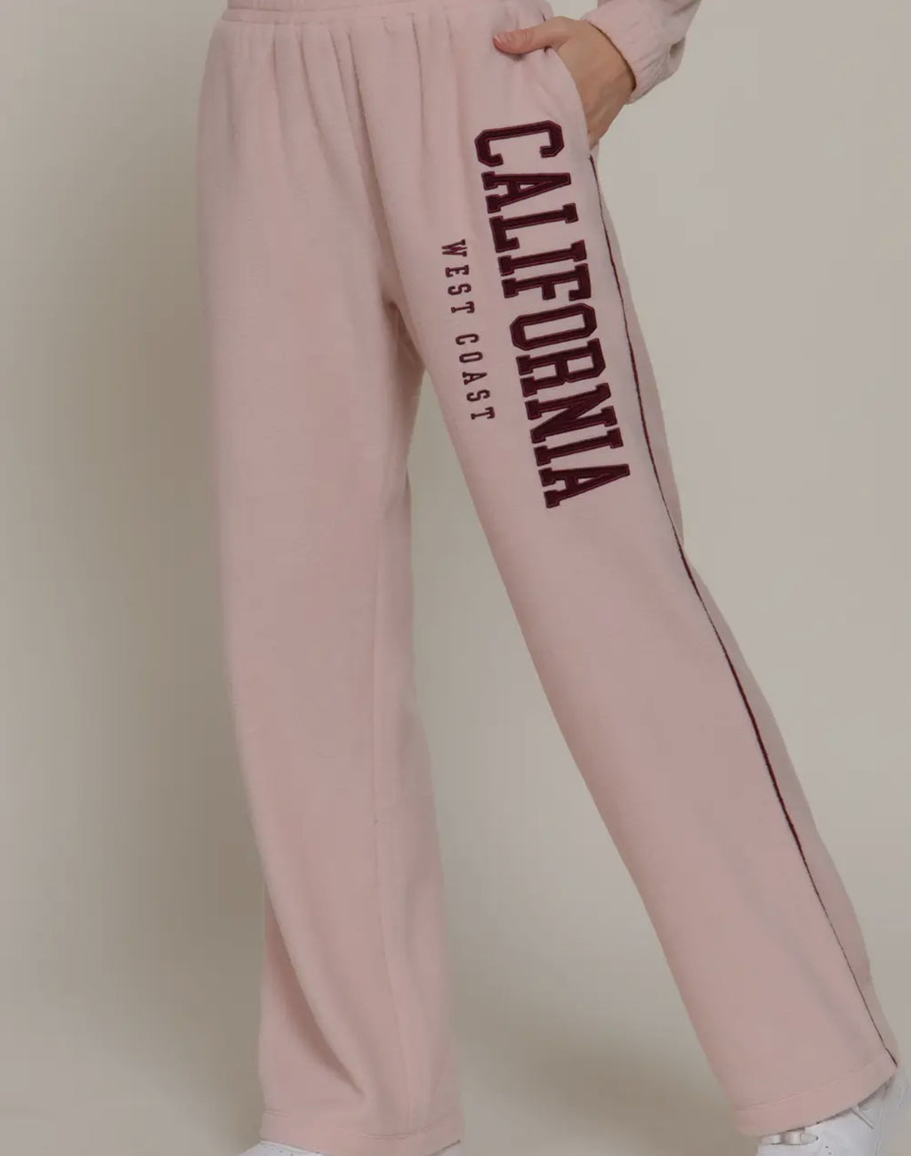 Half Zip & Wide Leg Fleece Set