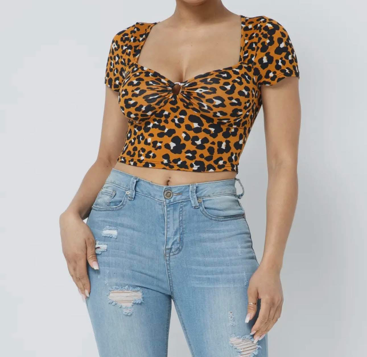 Short Sleeve Crop Top